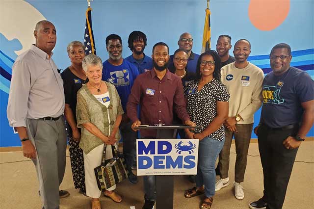 The Prince George's County Democratic Central Committee (PGCDCC) attending the Maryland Central Committee for 2022 Maryland Governor Candidate Westley Watende Omari MooreIn Action